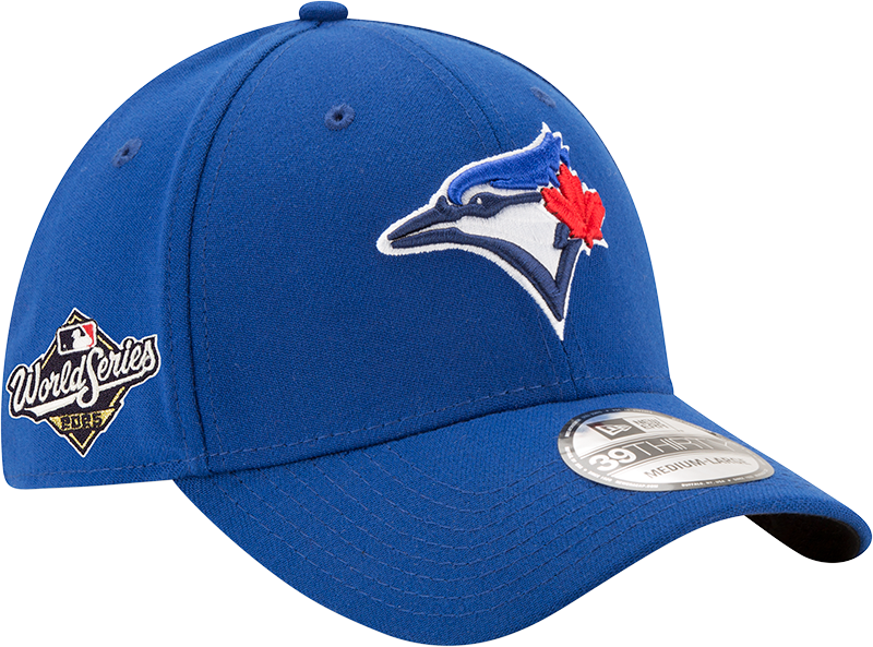 Toronto Blue Jays 2025 World Series Side Patch 39THIRTY Stretch Fit Hat