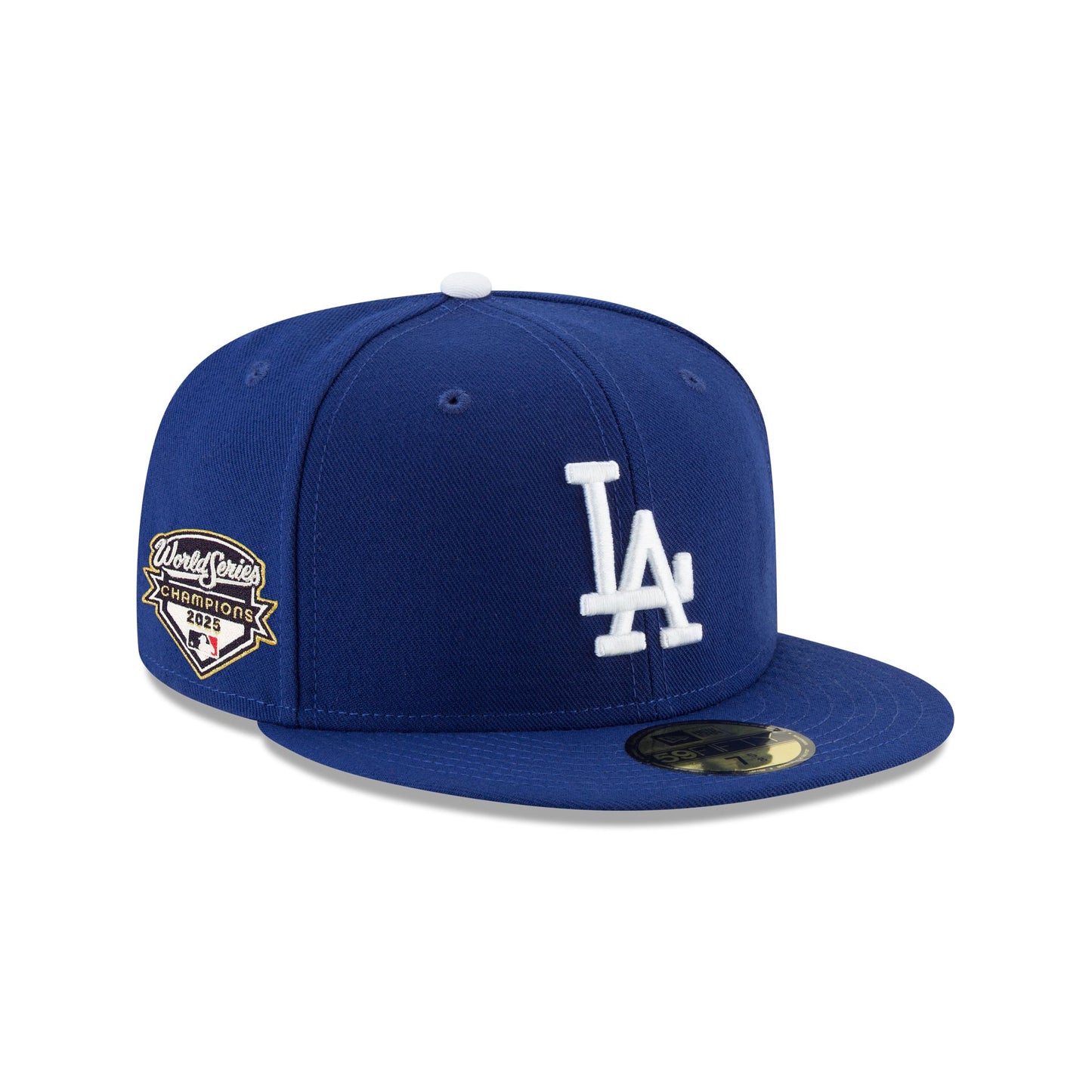 Los Angeles Dodgers 2025 World Series Champions Side Patch 59FIFTY Fitted Hat