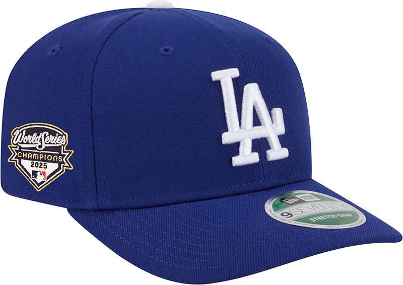Los Angeles Dodgers 2025 World Series Champions Side Patch 9SEVENTY Stretch-Snap Hat