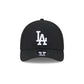 Los Angeles Dodgers 2025 World Series Champions Black & White 9FORTY M-Crown Snapback Hat