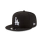 Los Angeles Dodgers 2025 World Series Champions Black & White 9FIFTY Snapback Hat