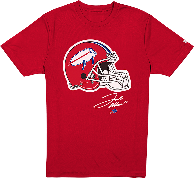 Buffalo Bills Billustration Red T-Shirt