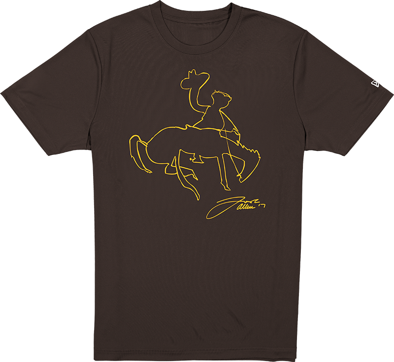 Wyoming Cowboys Josh Allen Jersey Retirement Cowboy T-Shirt