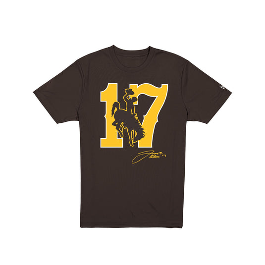 Wyoming Cowboys Josh Allen Jersey Retirement 17 T-Shirt - New Era Cap