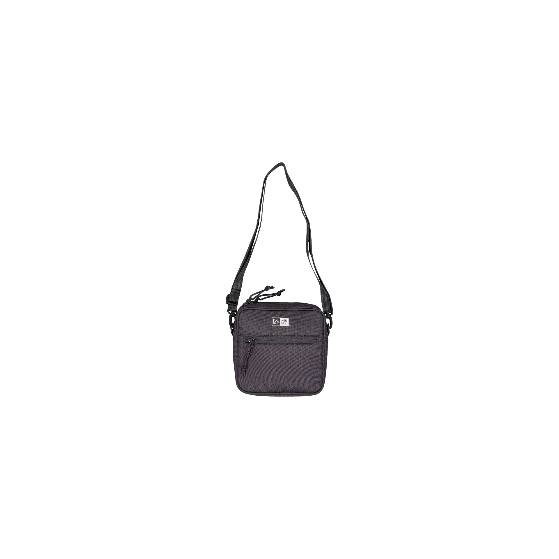 New Era Cap Gray Square Crossbody Pouch