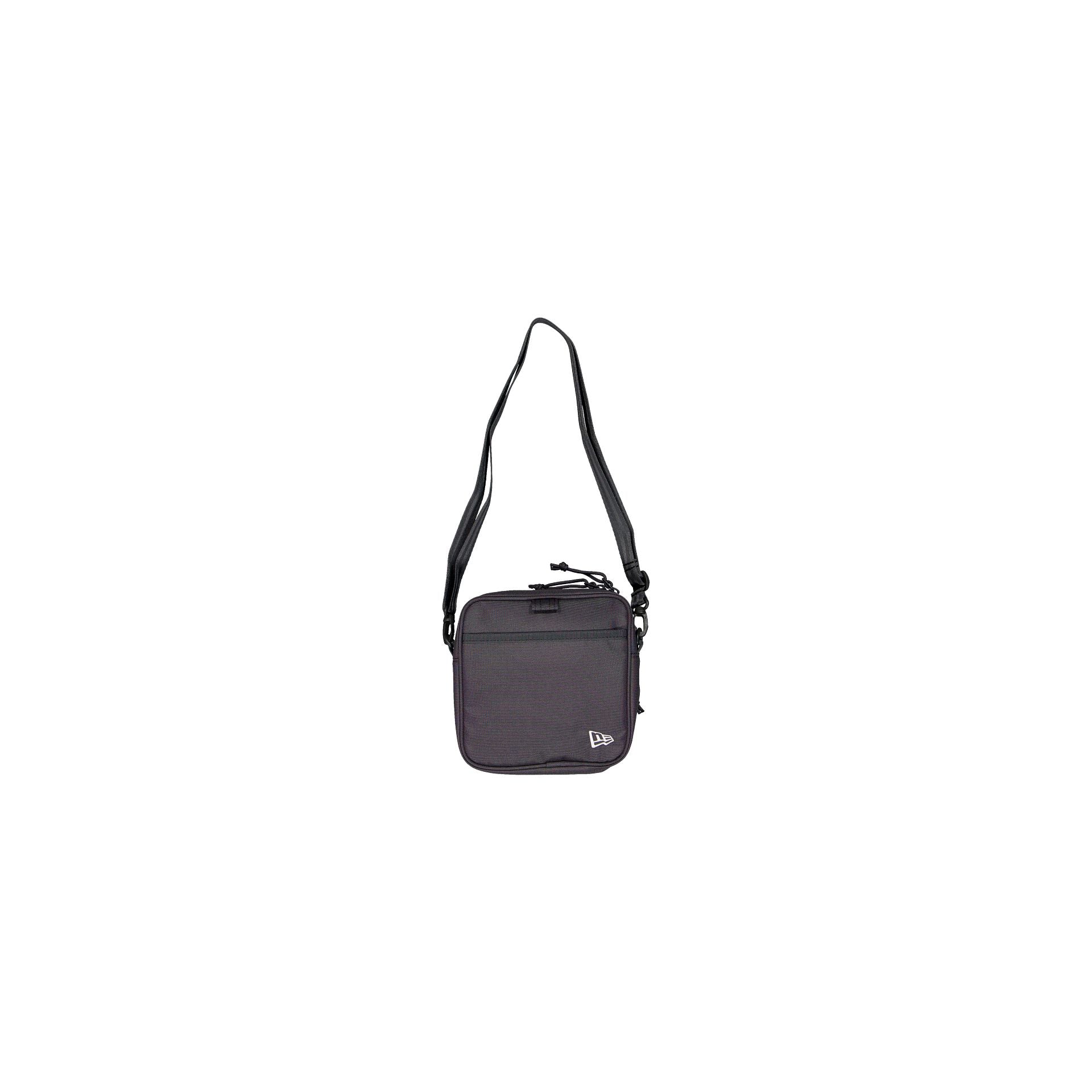 New Era Cap Gray Square Crossbody Pouch