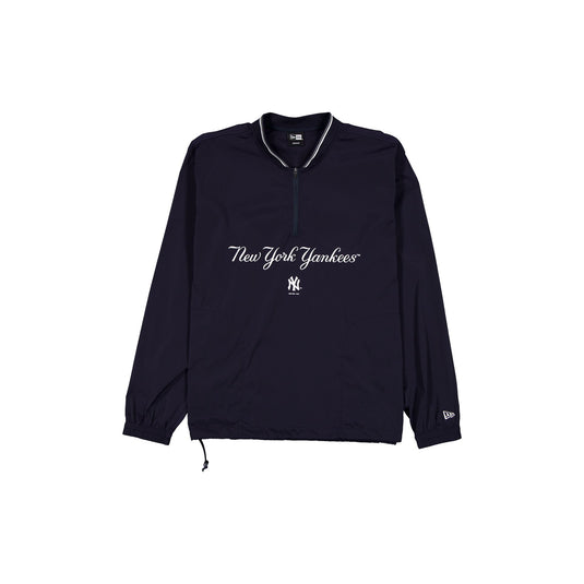 New York Yankees Quarter-Zip Navy Jacket - New Era Cap