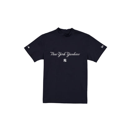 New York Yankees Mockneck Navy T-Shirt