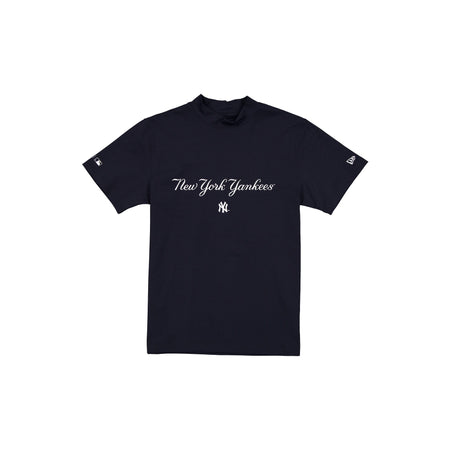 New York Yankees Mockneck Navy T-Shirt