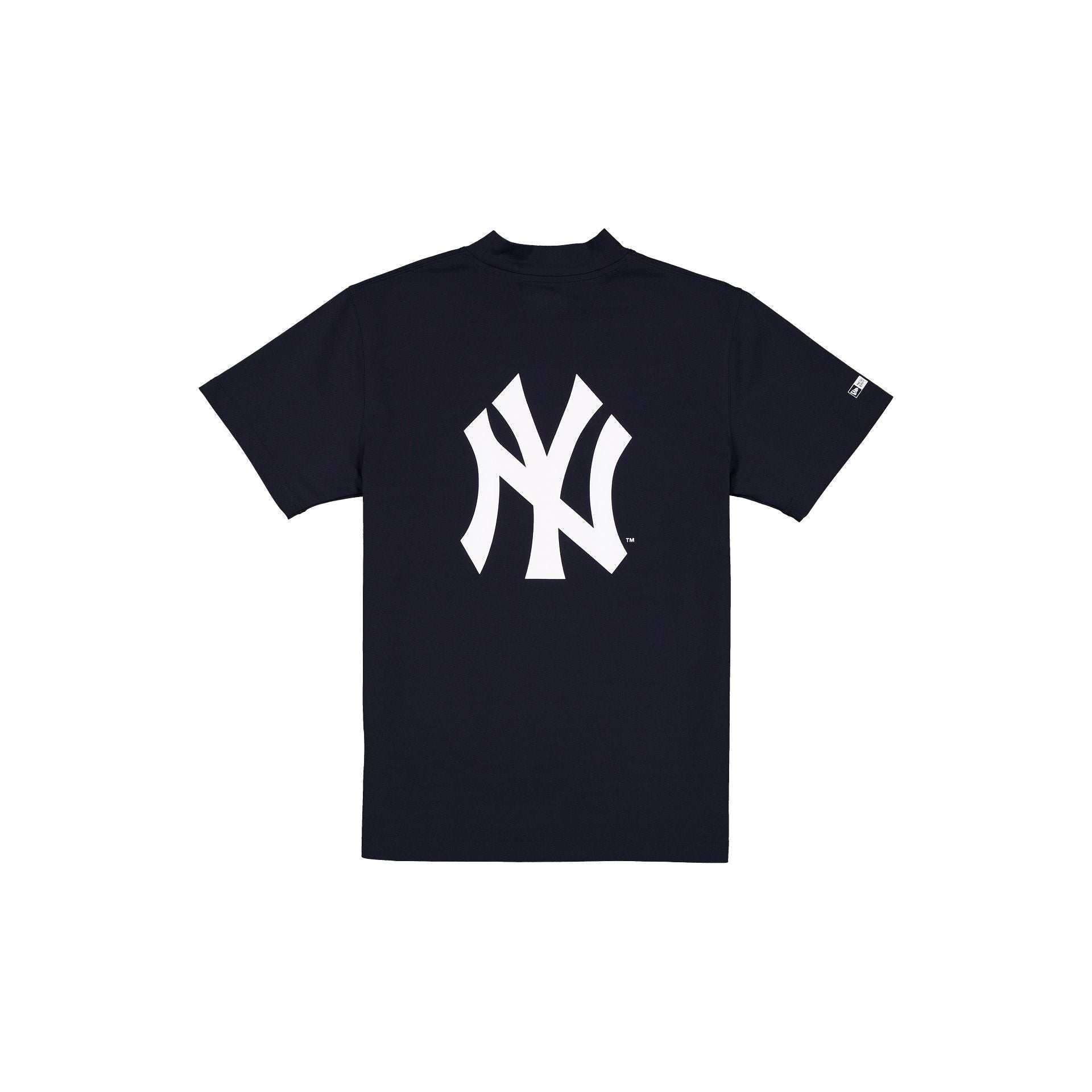 New York Yankees Mockneck Navy T-Shirt