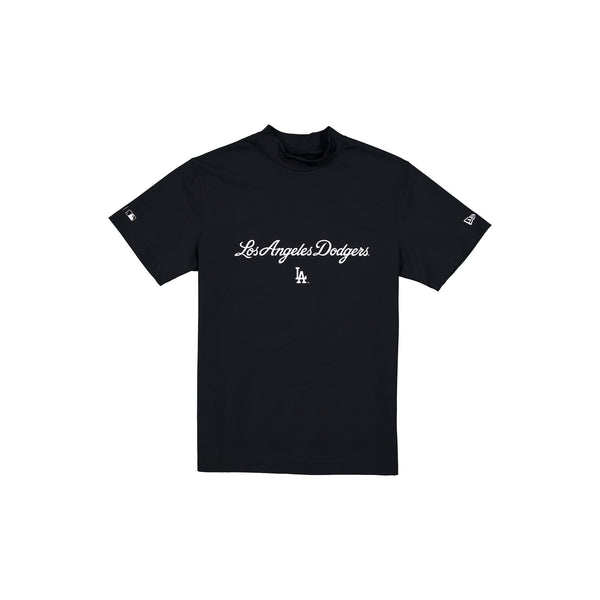 Los Angeles Dodgers Mockneck Black T-Shirt – New Era Cap