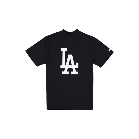 Los Angeles Dodgers Mockneck Black T-Shirt