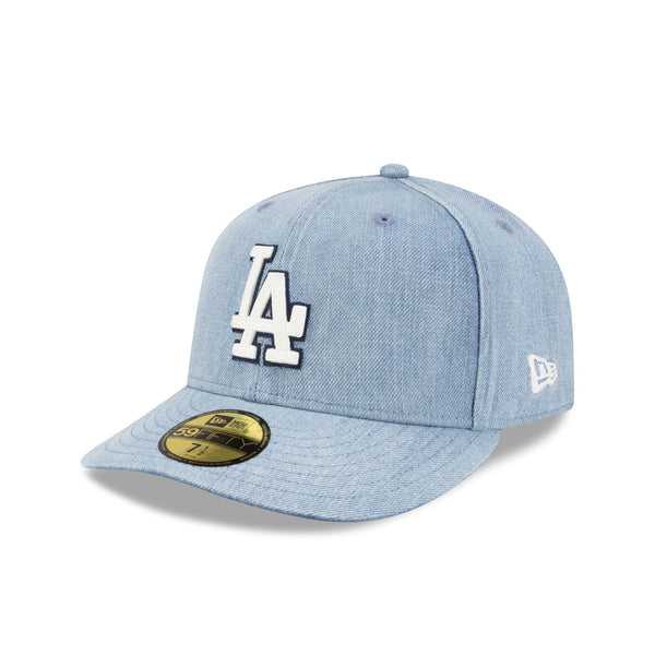 Los Angeles Dodgers Chainstitch Washed Denim 59FIFTY Fitted Hat