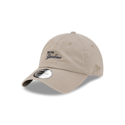 New York Yankees Script Pebble Casual Classic Adjustable Hat