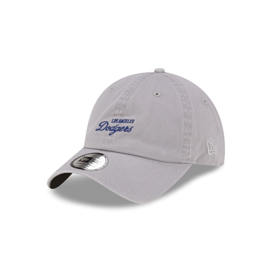 Los Angeles Dodgers Script Gray Casual Classic Adjustable Hat - New Era Cap
