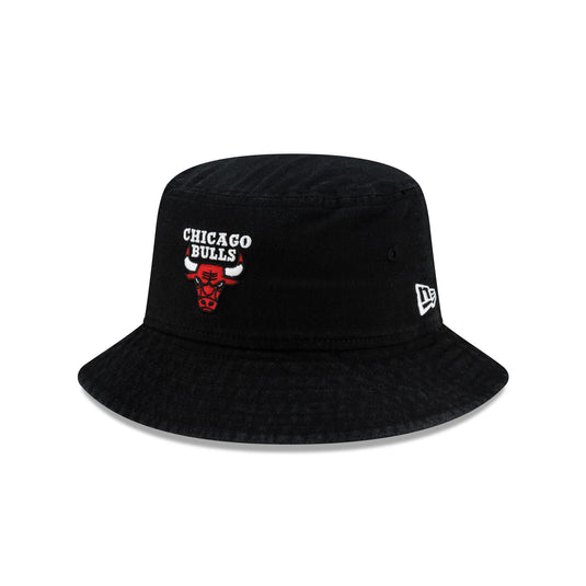 Chicago Bulls Black Bucket Hat - New Era Cap