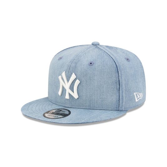 New York Yankees Washed Denim 9FIFTY Snapback Hat - New Era Cap