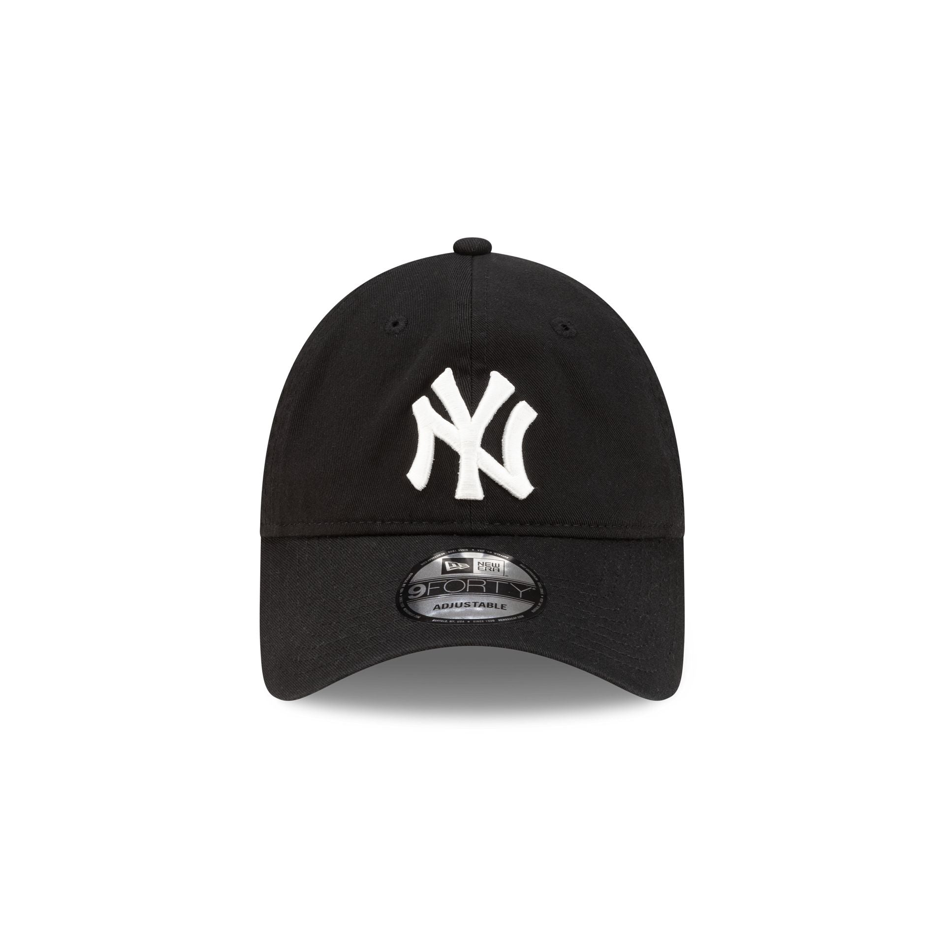 New York Yankees Black 9FORTY Adjustable Hat – New Era Cap