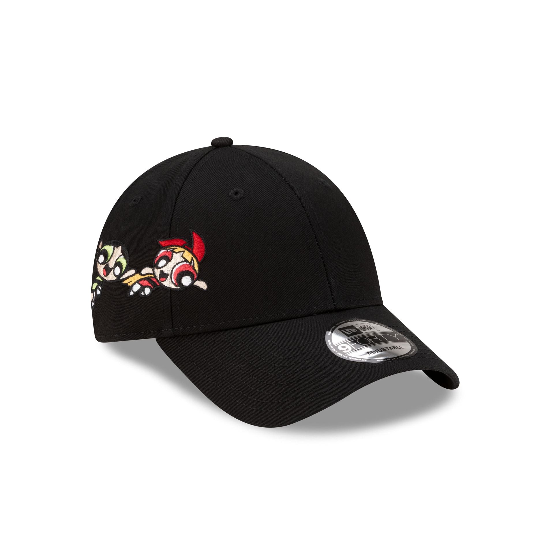 The Powerpuff Girls Sidepatch Black 9FORTY Adjustable Hat