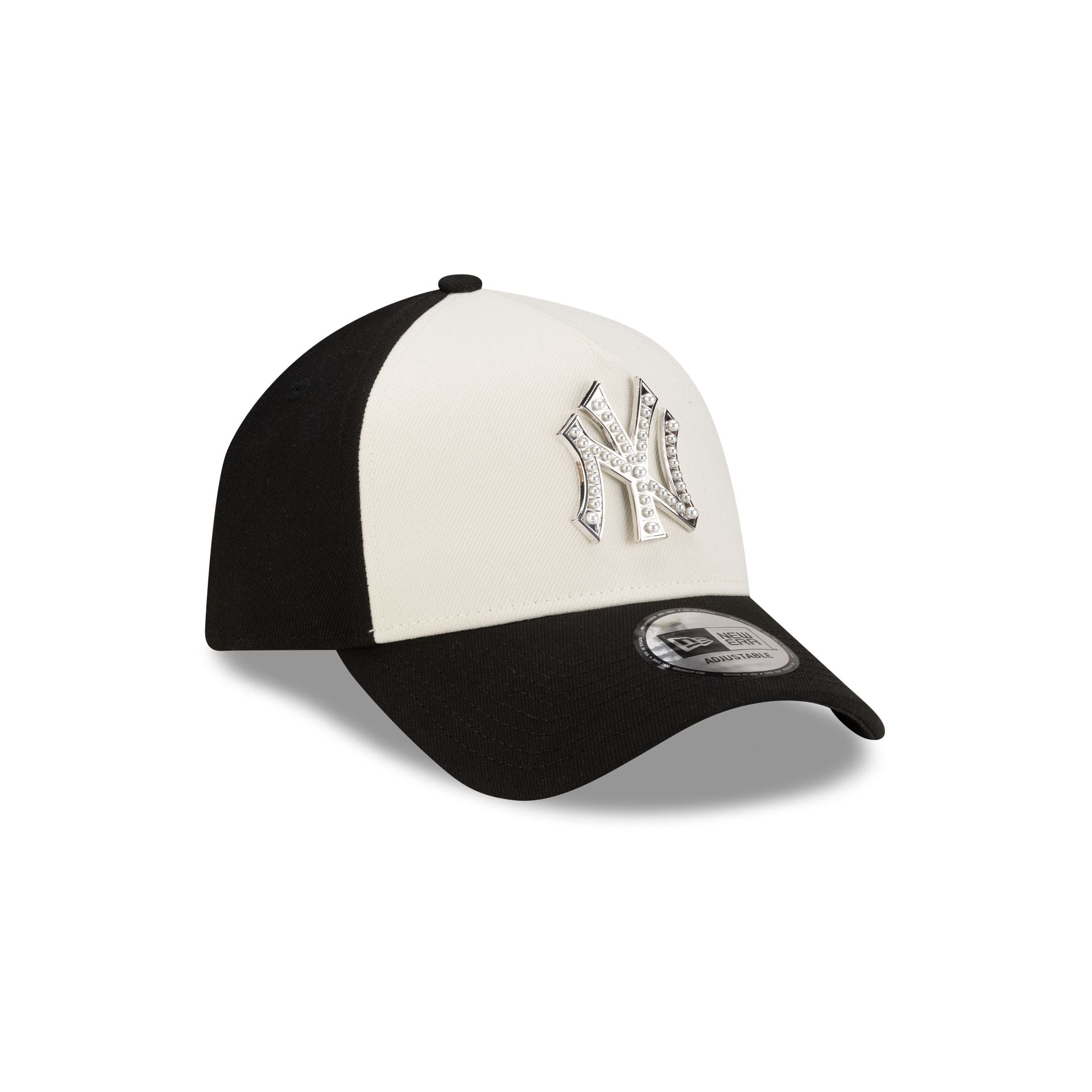 New York Yankees Pearl Logo 9FORTY A-Frame Snapback Hat