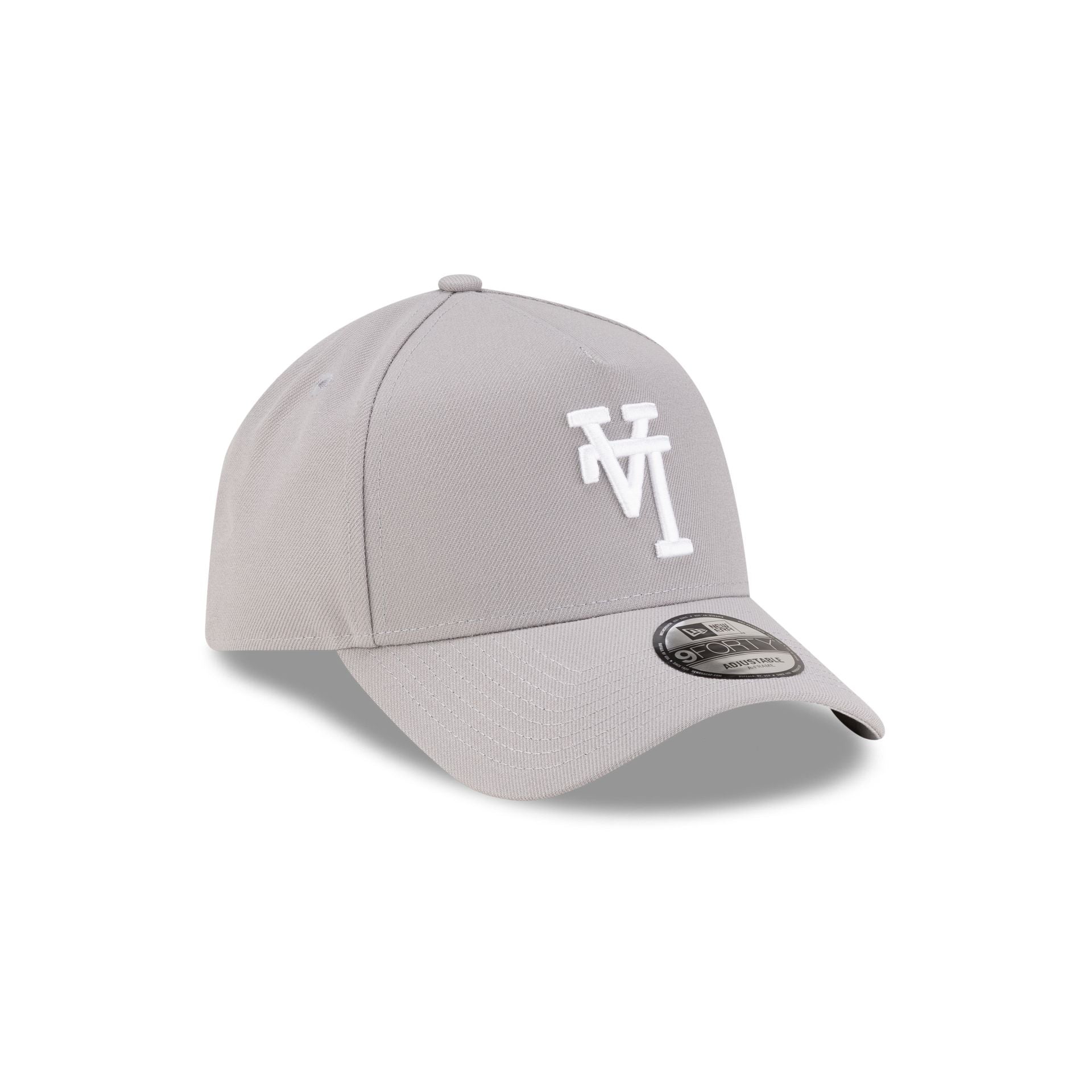 Los Angeles Dodgers Upside Down Logo Gray 9FORTY A-Frame Snapback Hat