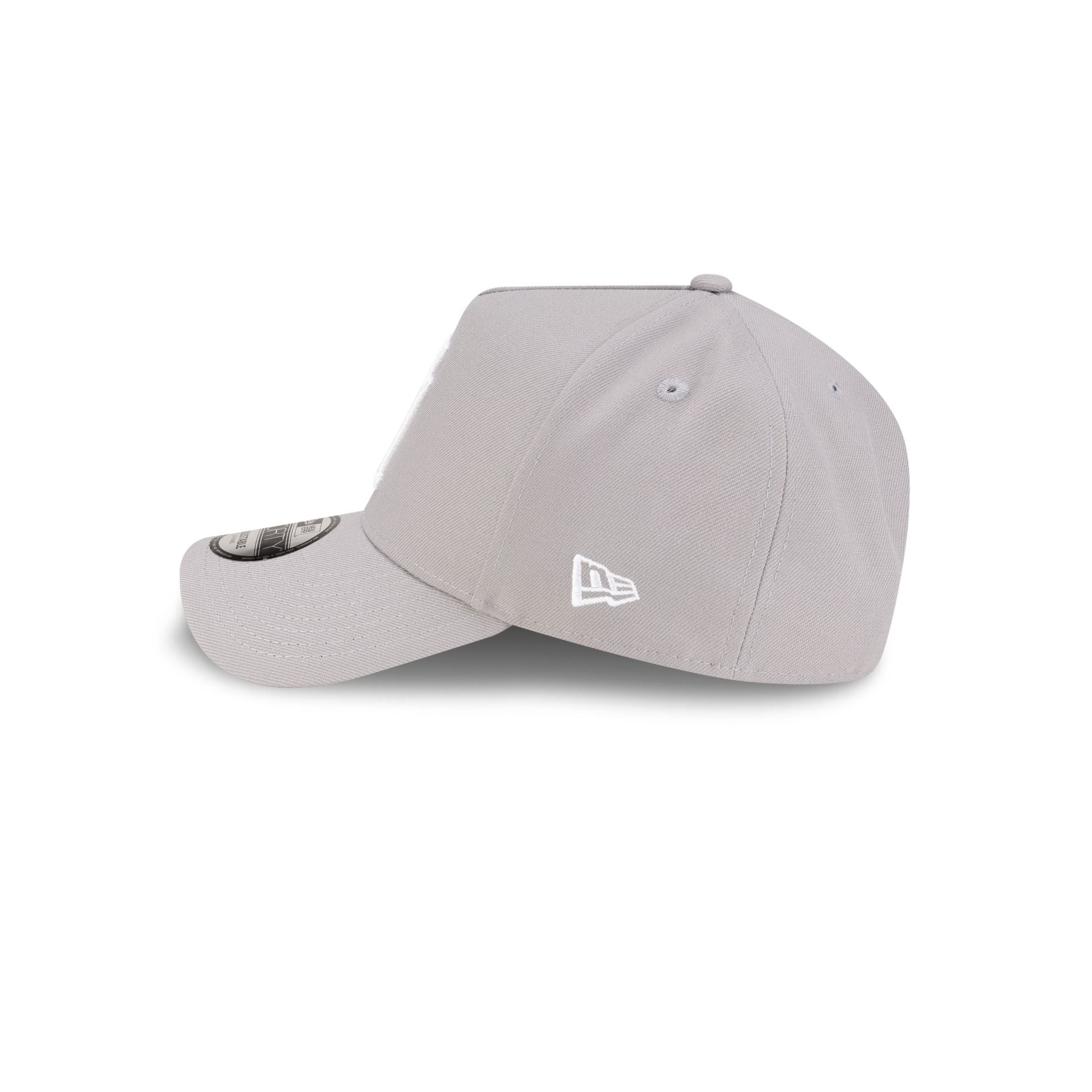 Los Angeles Dodgers Upside Down Logo Gray 9FORTY A-Frame Snapback Hat