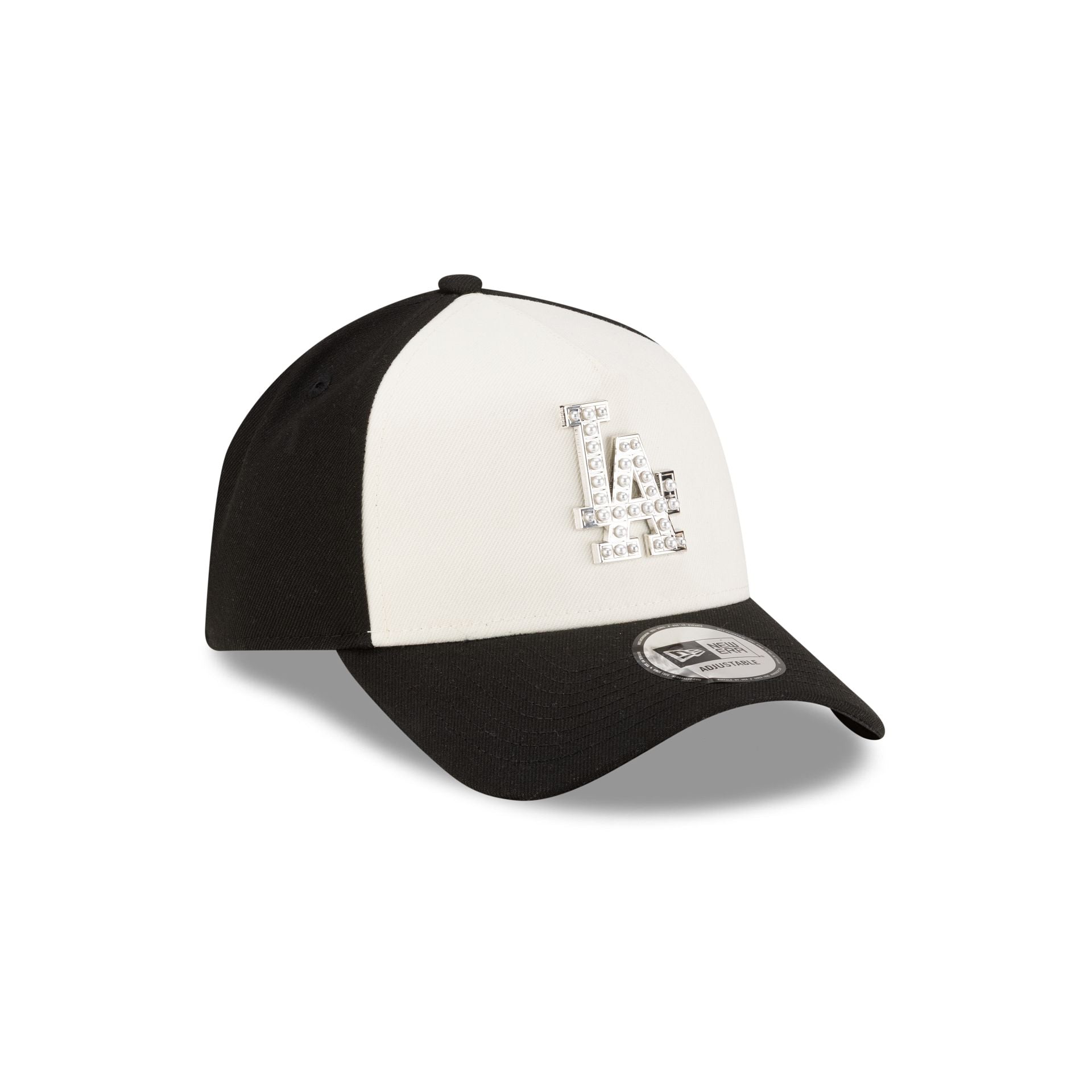 Los Angeles Dodgers Pearl Logo 9FORTY A-Frame Snapback Hat