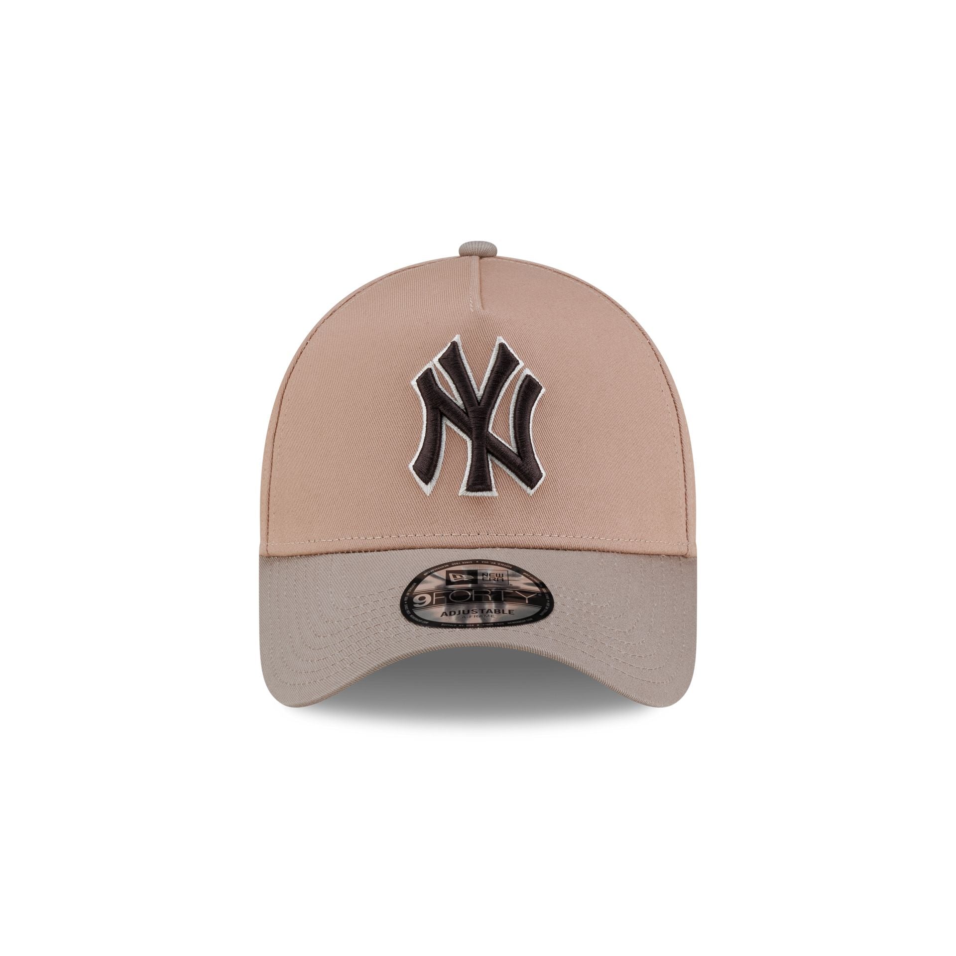 New York Yankees Mocha 9FORTY A-Frame Adjustable Hat