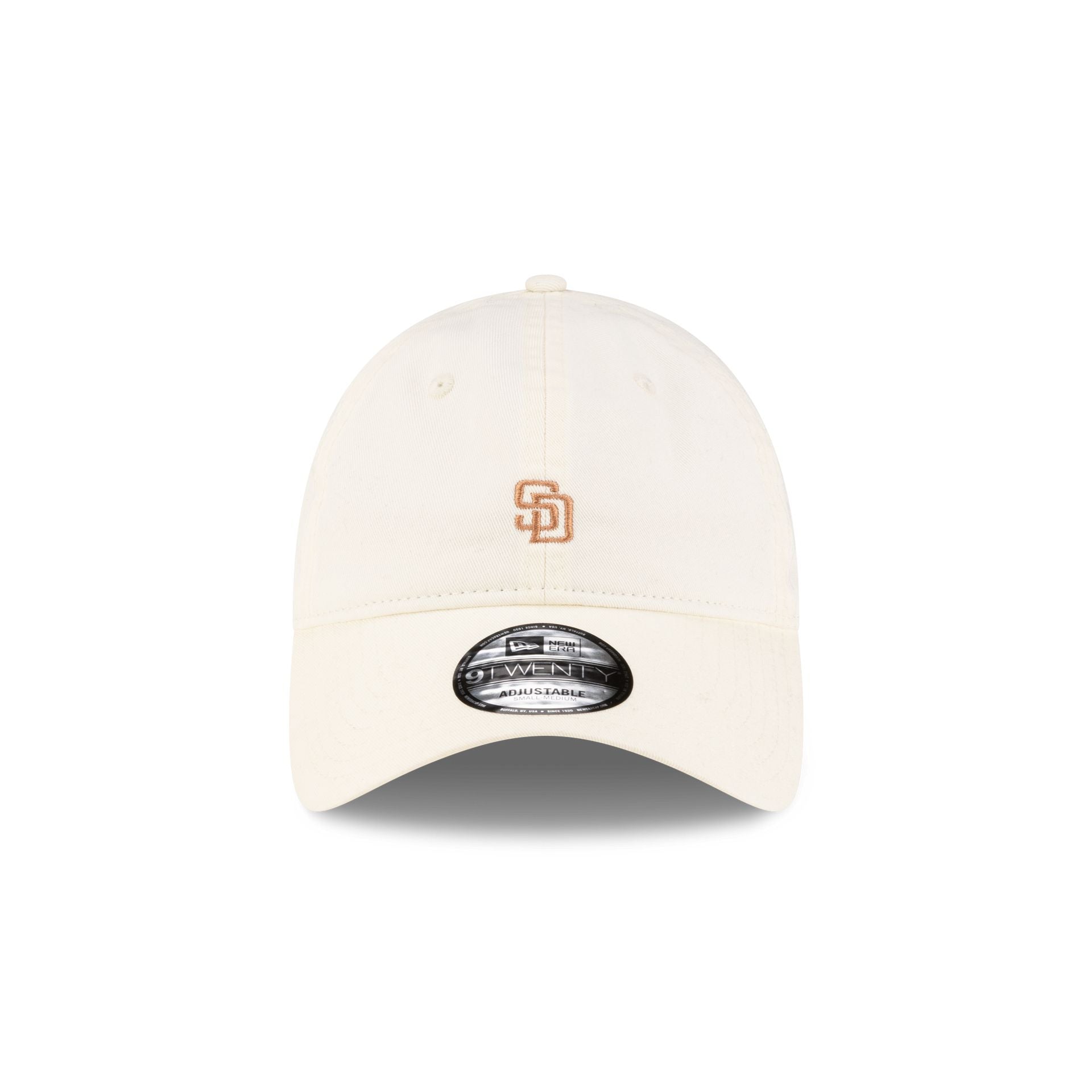 San Diego Padres Mini Logo Cream 9TWENTY Adjustable Hat