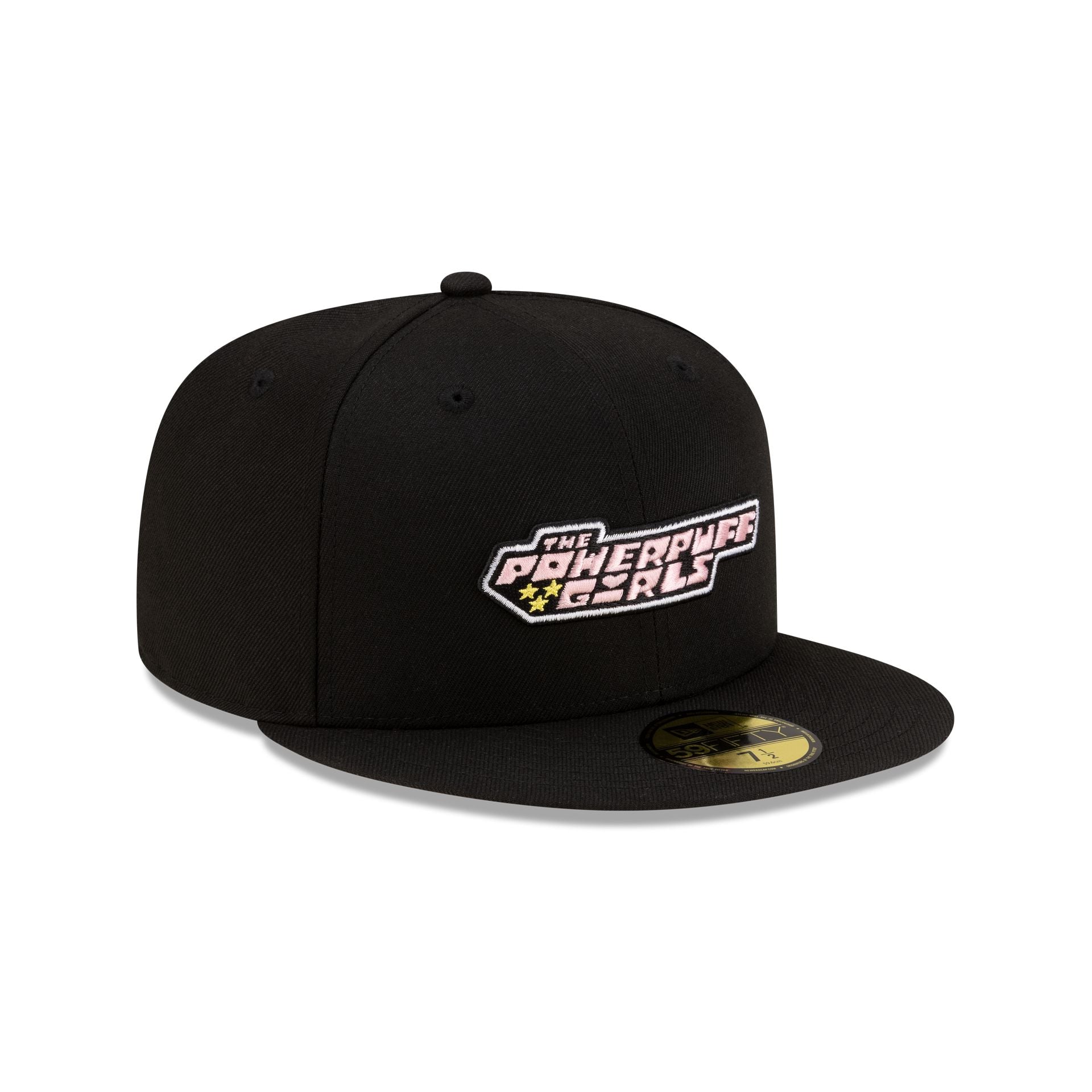 The Powerpuff Girls Logo Black 59FIFTY Fitted Hat