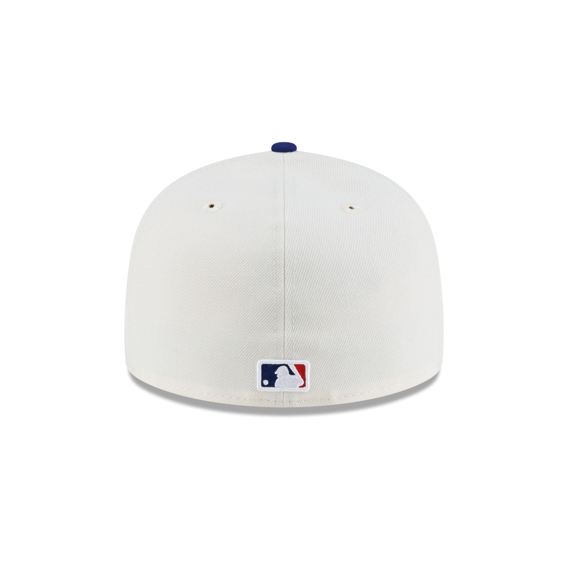 Los Angeles Dodgers Upside Down Logo Cream 59FIFTY Fitted Hat