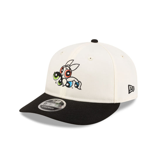 The Powerpuff Girls Cream Black Retro Crown 9FIFTY Strapback Hat - New Era Cap