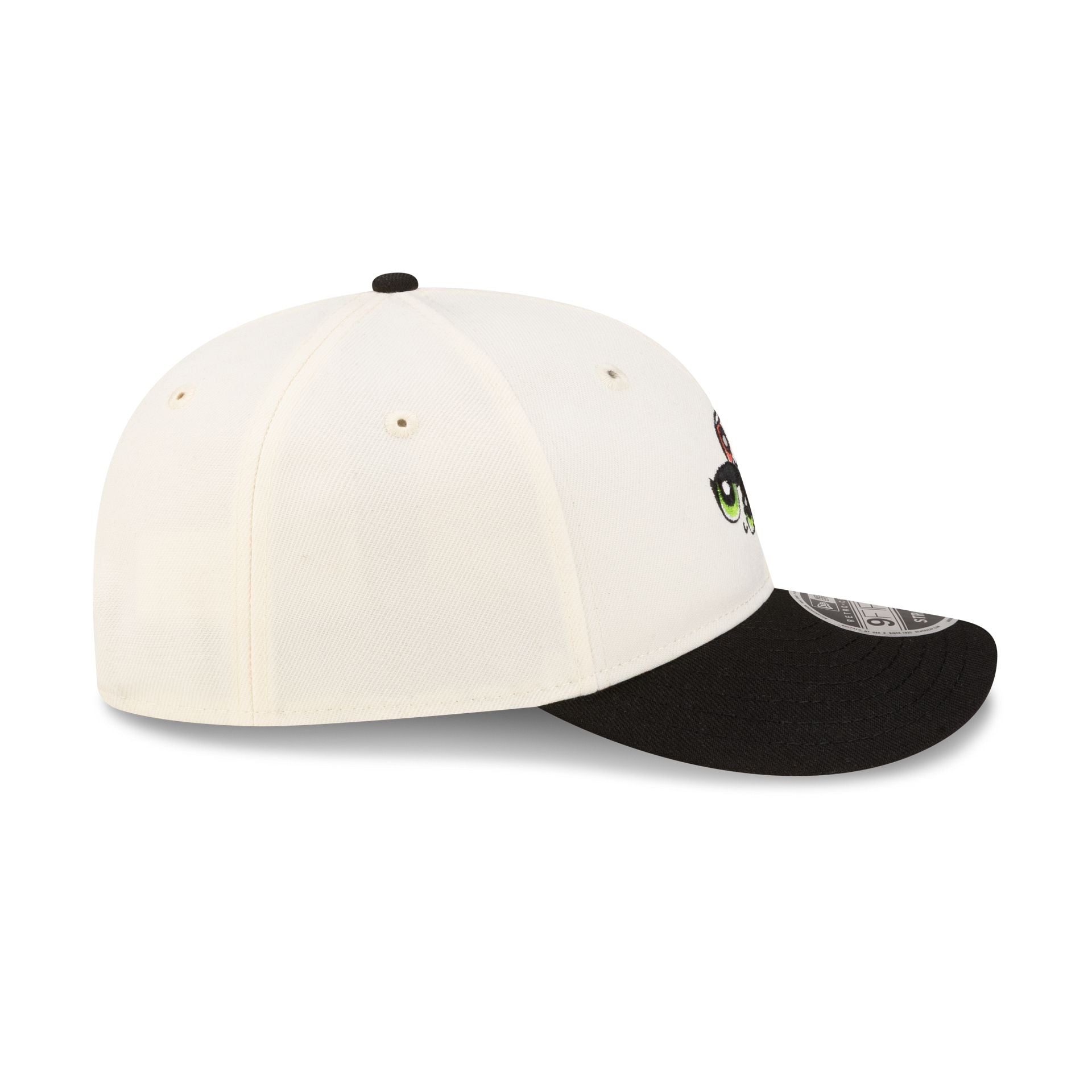 The Powerpuff Girls Cream Black Retro Crown 9FIFTY Strapback Hat