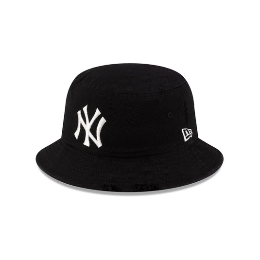 New York Yankees Distressed Twill Bucket Hat - New Era Cap