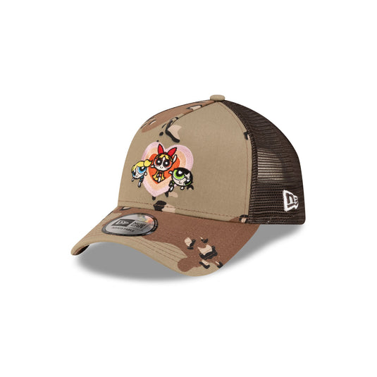 The Powerpuff Girls Camo Hearts 9FORTY A-Frame Trucker - New Era Cap