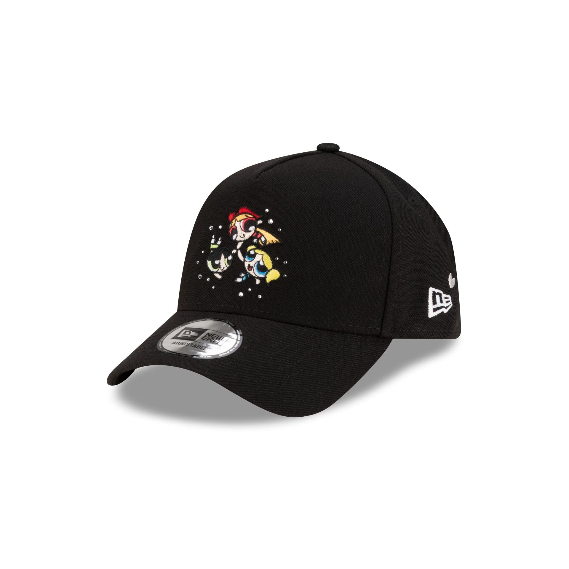 The Powerpuff Girls Rhinestone Black 9FORTY A-Frame Adjustable Hat