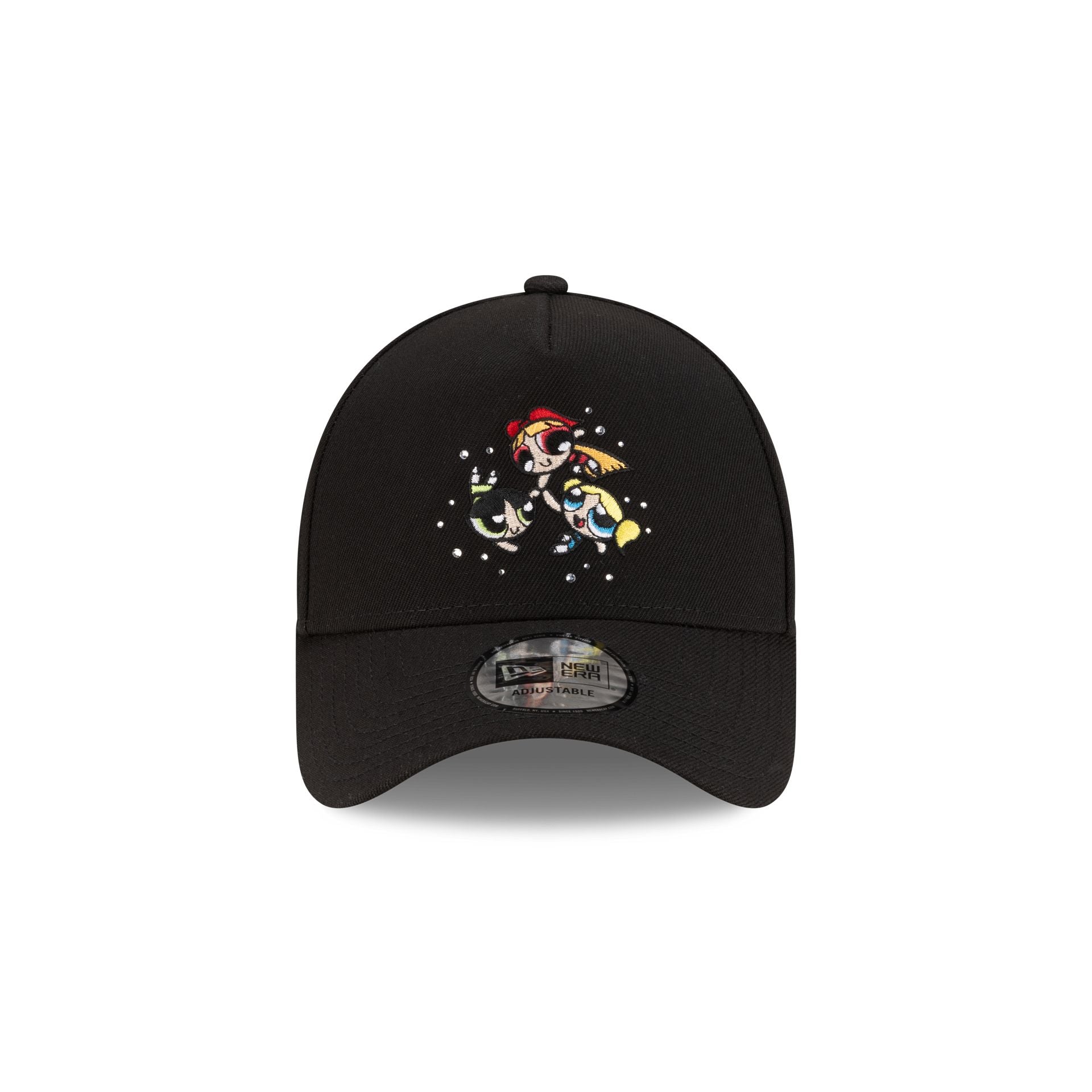 The Powerpuff Girls Rhinestone Black 9FORTY A-Frame Adjustable Hat