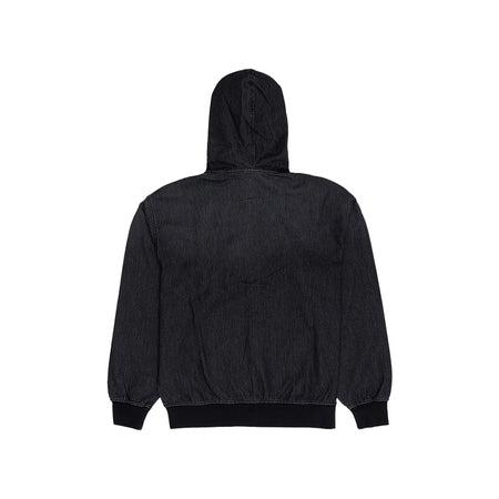 New Era Cap Washed Black Zip-Up Sweat Jacket