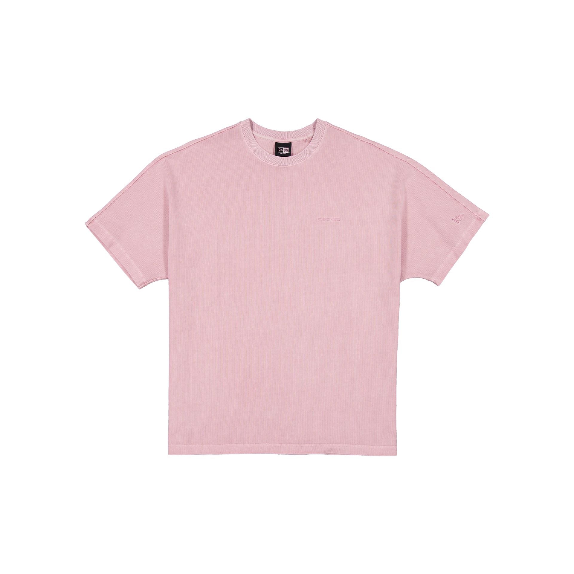 New Era Cap Pigment Dyed Pink Oversized T-Shirt