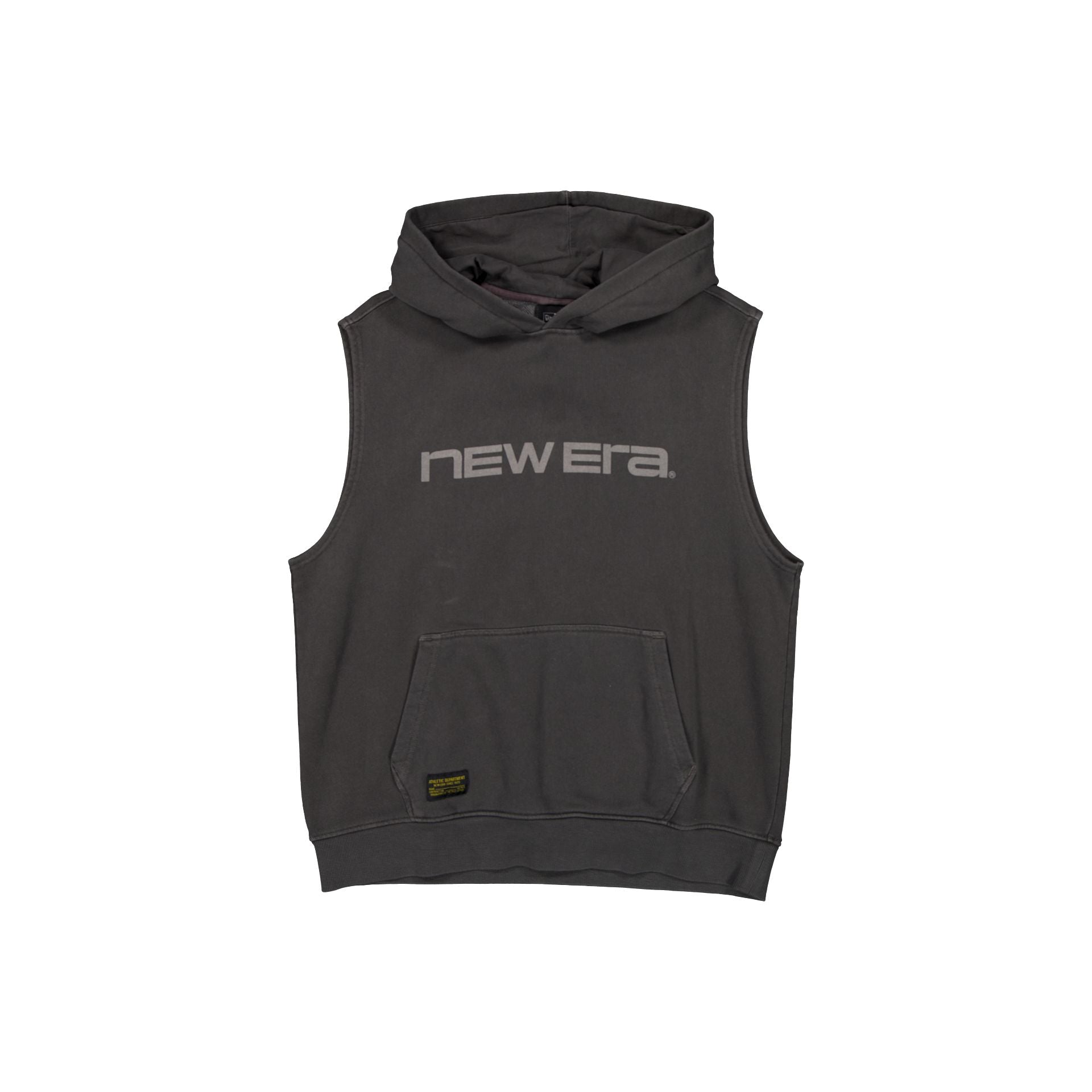 New Era Cap Originators Black Sleeveless Hoodie