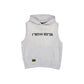 New Era Cap Originators Heather Gray Sleeveless Hoodie