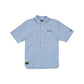 New Era Cap Originators Chambray Light Blue Button Up Shirt