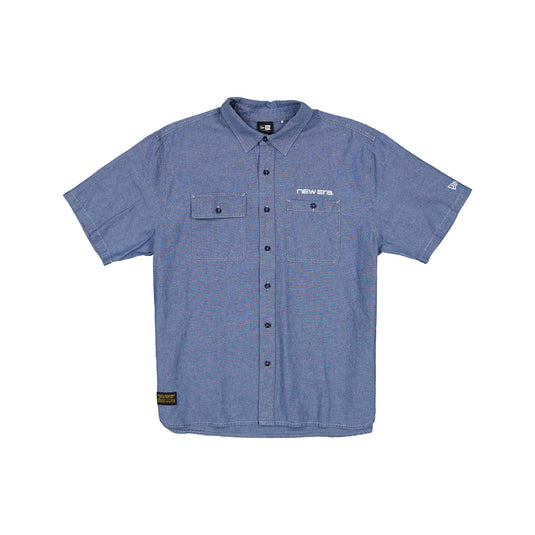 New Era Cap Originators Chambray Indigo Button Up Shirt - New Era Cap