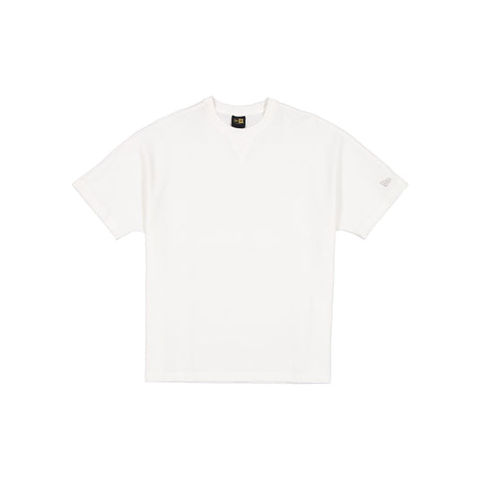 New Era Cap Black Label Seersucker Cream T-Shirt - New Era Cap