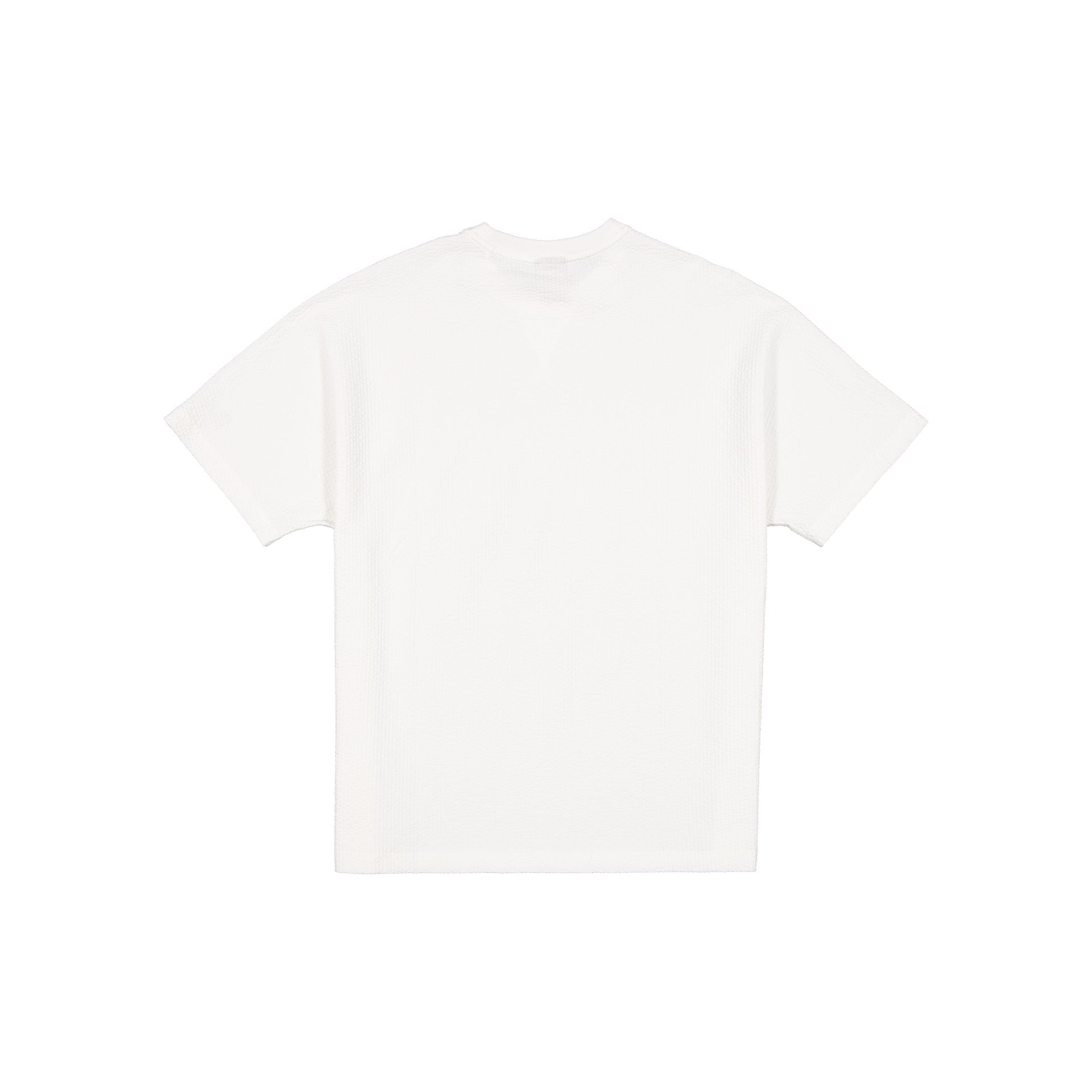 New Era Cap Black Label Seersucker Cream T-Shirt