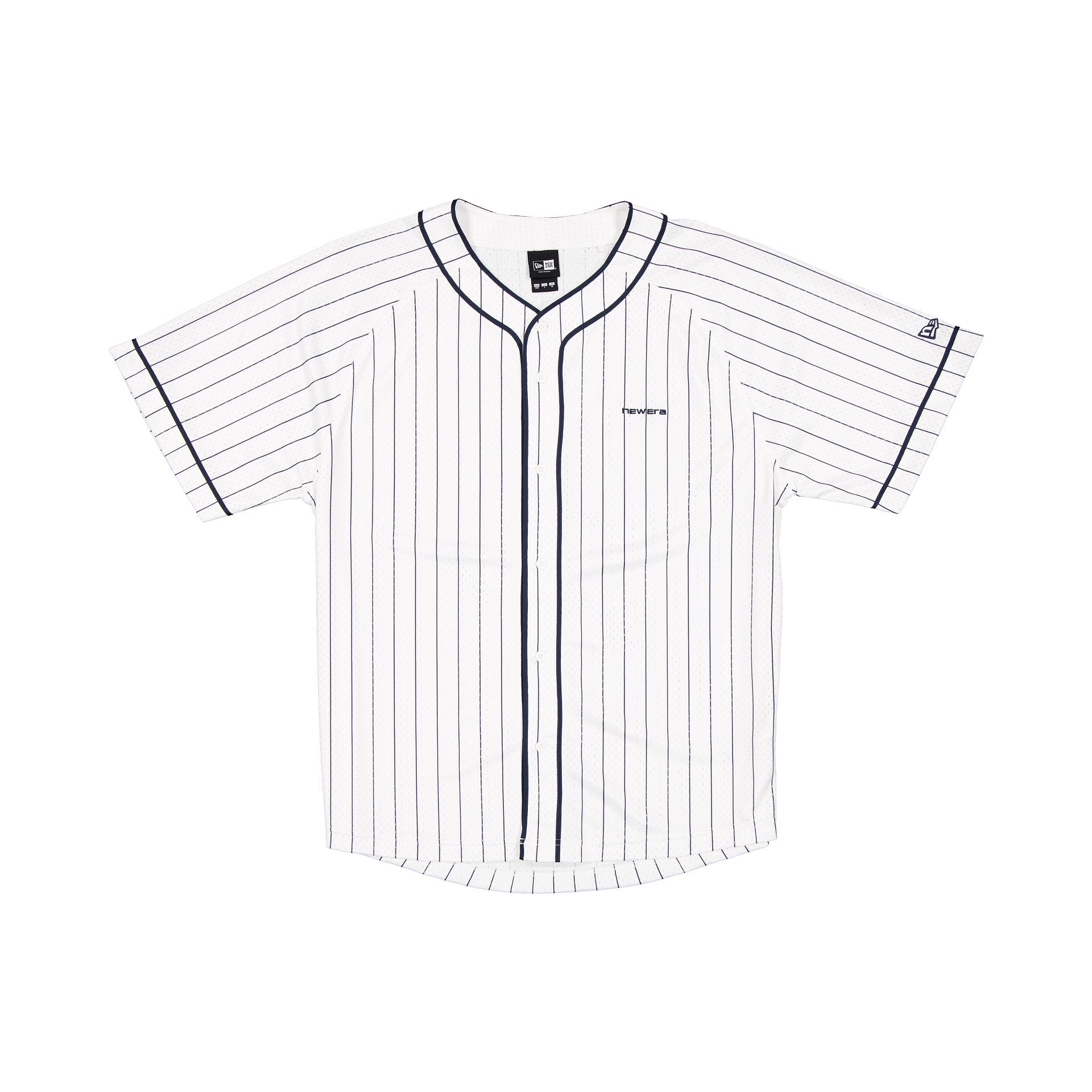 New Era Cap Baseball Mesh White Jersey