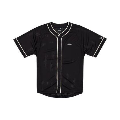 New Era Cap Baseball Mesh Black Jersey
