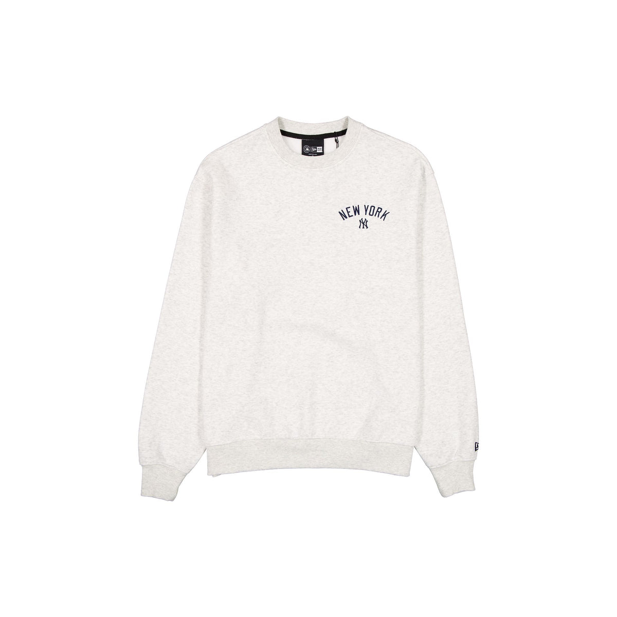 New York Yankees Mini Script Gray Crewneck