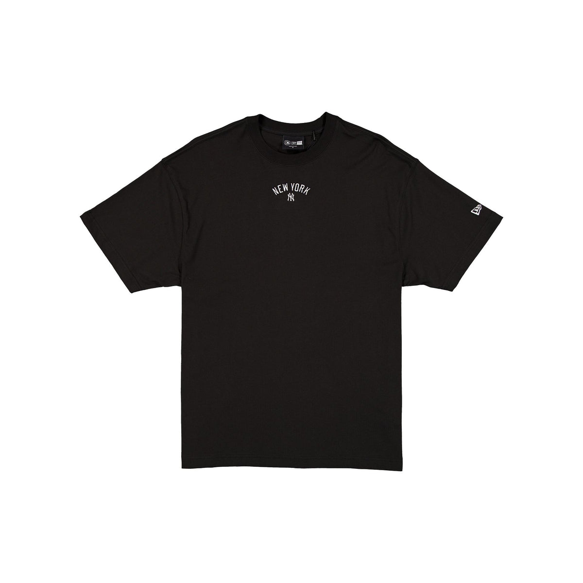 New York Yankees Mini Script Black T-Shirt