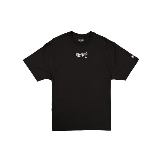 Los Angeles Dodgers Mini Script Black T-Shirt